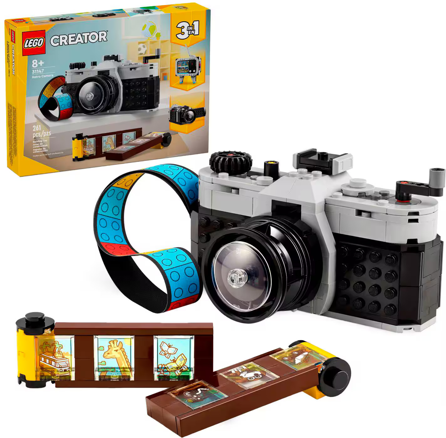 LEGO Creator 3 in 1 Retro Camera Toy for Creative Play 31147 6470621 - Best Buy | Best Buy U.S.