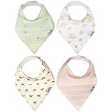 Baby Bandana Drool Bibs for Drooling and Teething 4 Pack Gift Set “Paris" by Copper Pearl | Amazon (US)