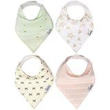 Baby Bandana Drool Bibs for Drooling and Teething 4 Pack Gift Set “Paris" by Copper Pearl | Amazon (US)