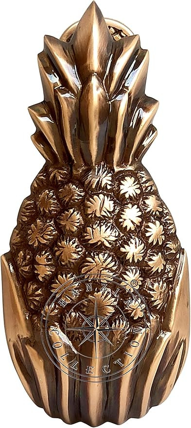 Hanzla Collection Solid Brass Pineapple Door Knocker Antique Doorknocker | Amazon (US)