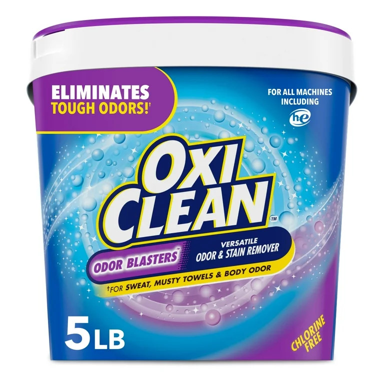 OxiClean Odor Blasters Versatile Odor and Laundry Stain Remover Powder, 5 lb | Walmart (US)