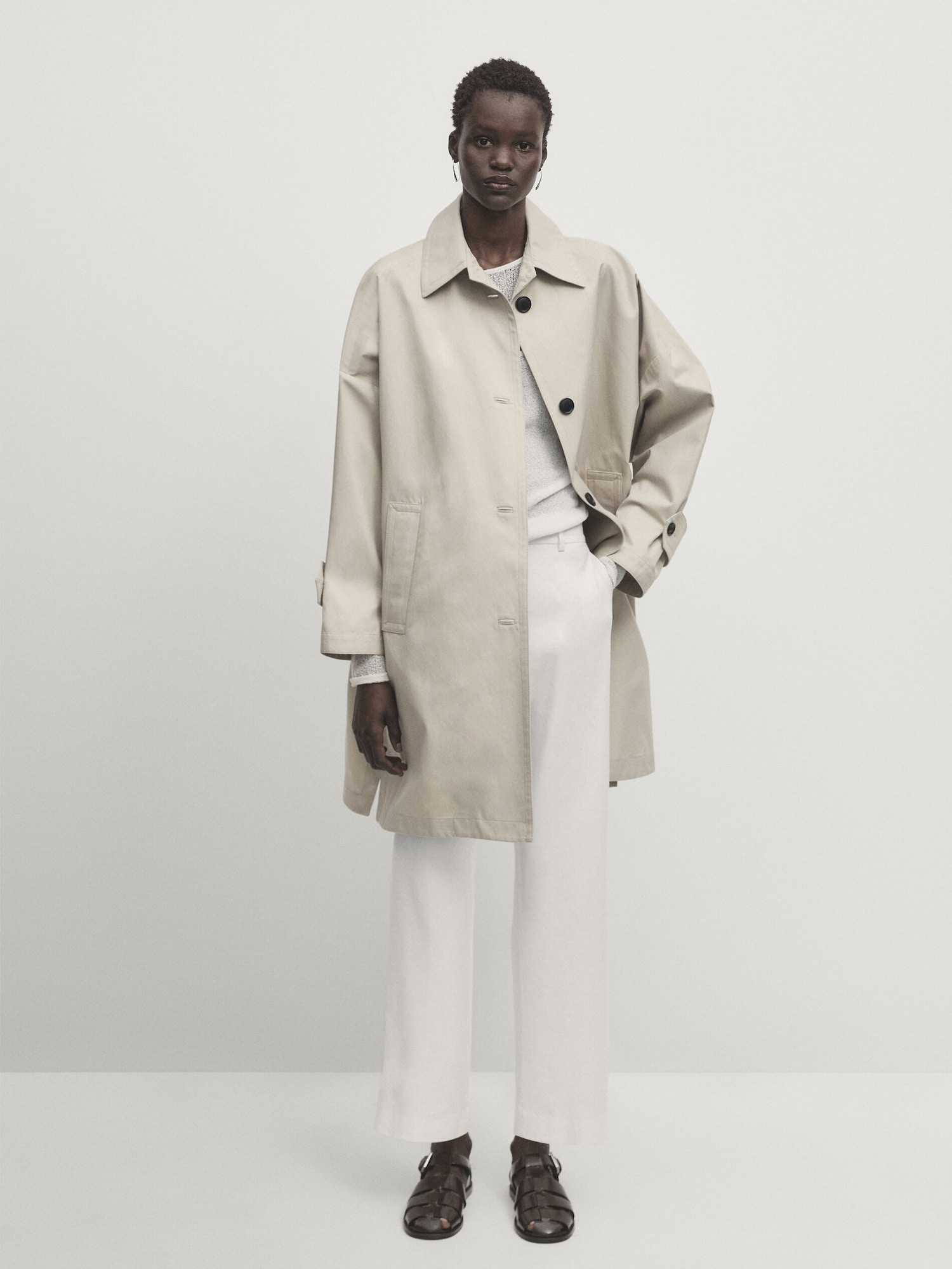 Straight-fit trousers | Massimo Dutti US