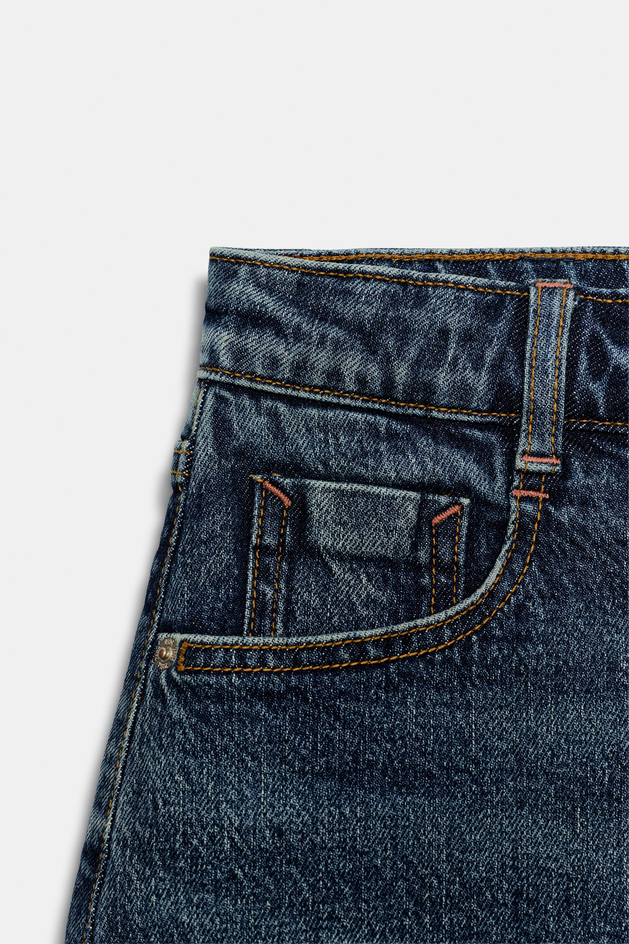 Z1975 WRAP DENIM SKORT WITH BUCKLE | Zara US