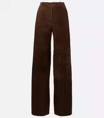 Leather straight pants | Mytheresa (US/CA)