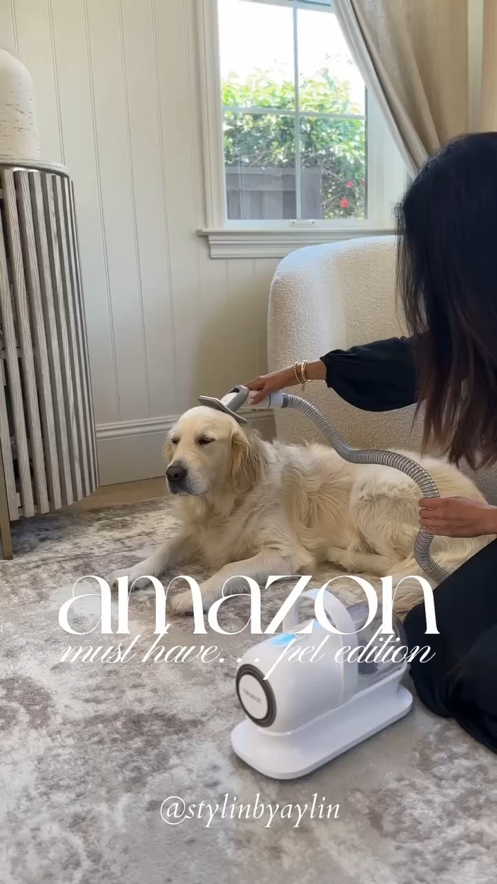 This dog grooming vacuum is a must have if you have pets! I love that it has a canister that sucks up all of the hair❗️ #stylinbyaylin #amazon #dogs 

#LTKHome #LTKmomlife #LTKselfcare
