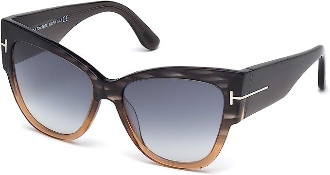 Tom Ford FT0371 Anoushka Butterfly Sunglasses for Women + FREE Complimentary Eyewear Kit | Amazon (US)