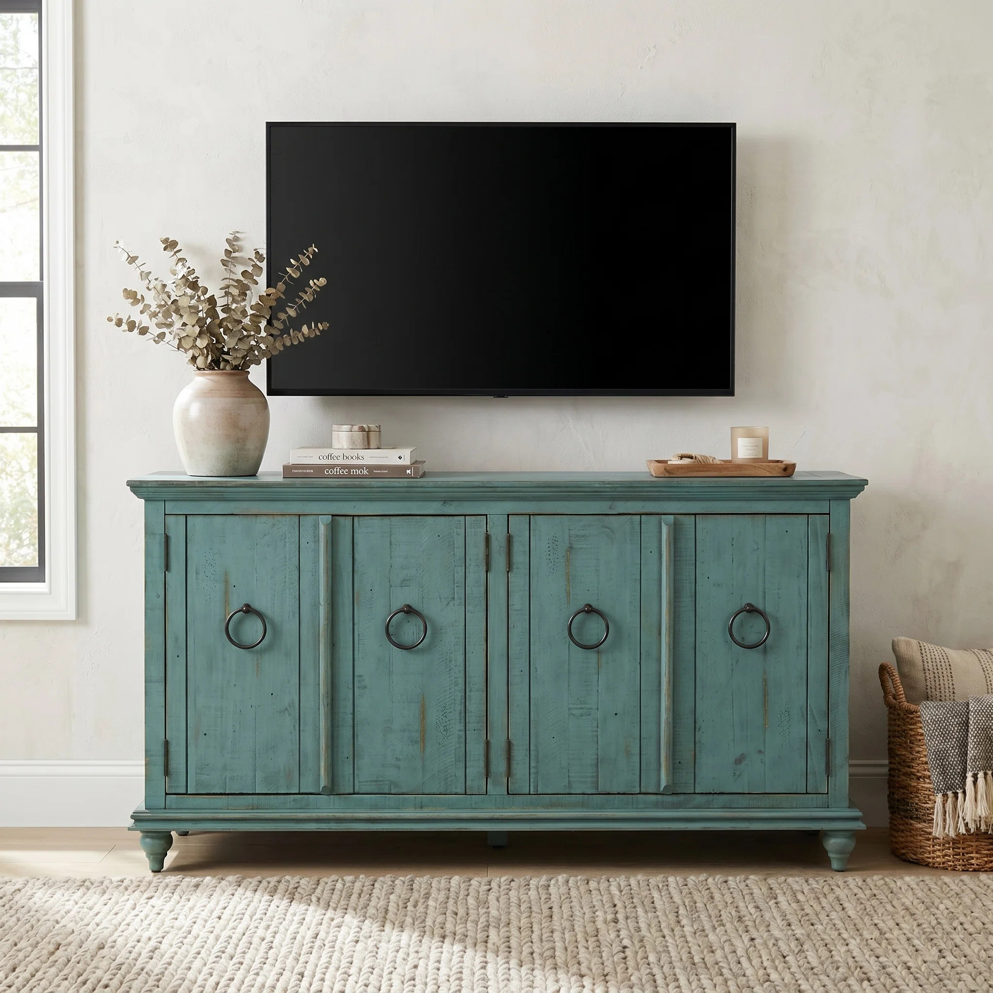 Rushville Solid Wood TV Stand for TVs up to 70 | Wayfair North America