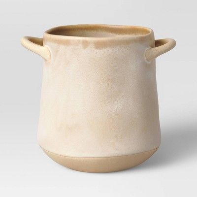 Small Handled Ceramic Planter - Threshold™ | Target