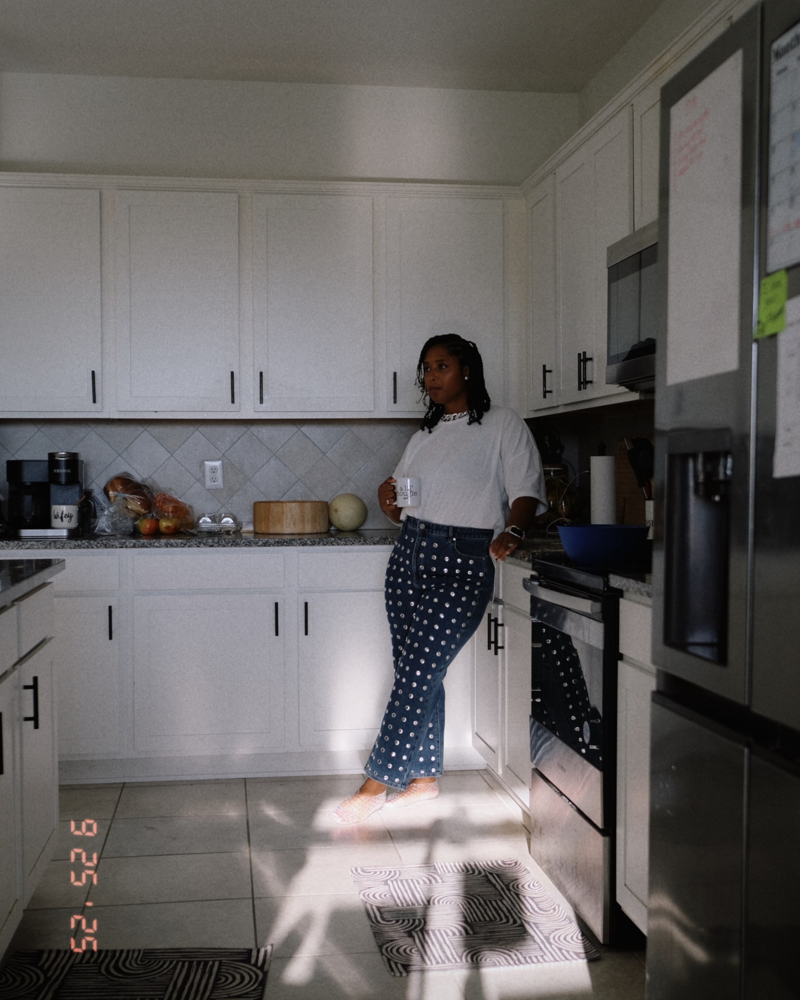 Fall fashion trend. Metallica moments. 
Studded Jeans  