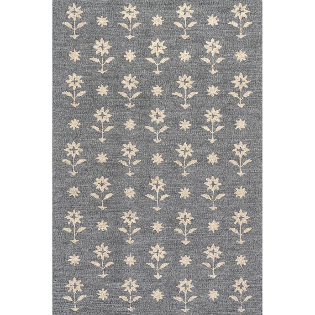 A modern fairy tale, indeed. Awash in folk-art flowers, the Ella Wool Rug brings storybook style ... | Wayfair North America