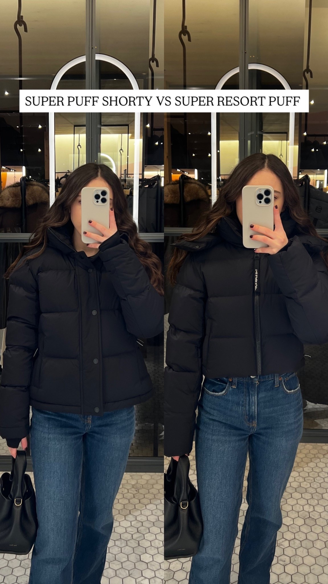 Comparing the super puff shorty vs super resort puff 🖤

The super resort puff is shorter and protects up till -10 degrees Celsius whereas the super puff shorty keeps you warm up till -20 degrees Celsius 

I’m wearing a size 2XS in both 

#LTKcanada #LTKpetite #LTKwinter
