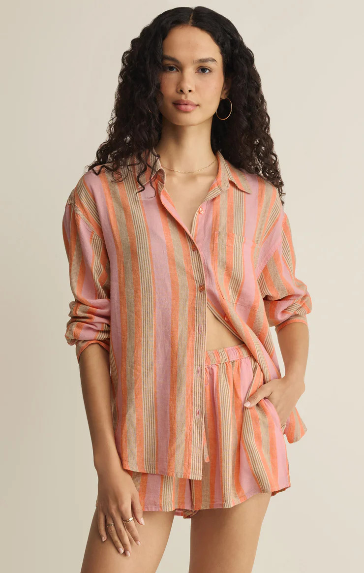 The Perfect Striped Linen Button Up | Z Supply