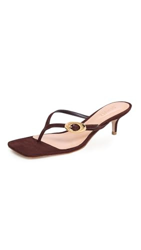 SCHUTZ Women's Miriam Sandals, Chestnut Brown, 6.5 Medium US | Amazon (US)