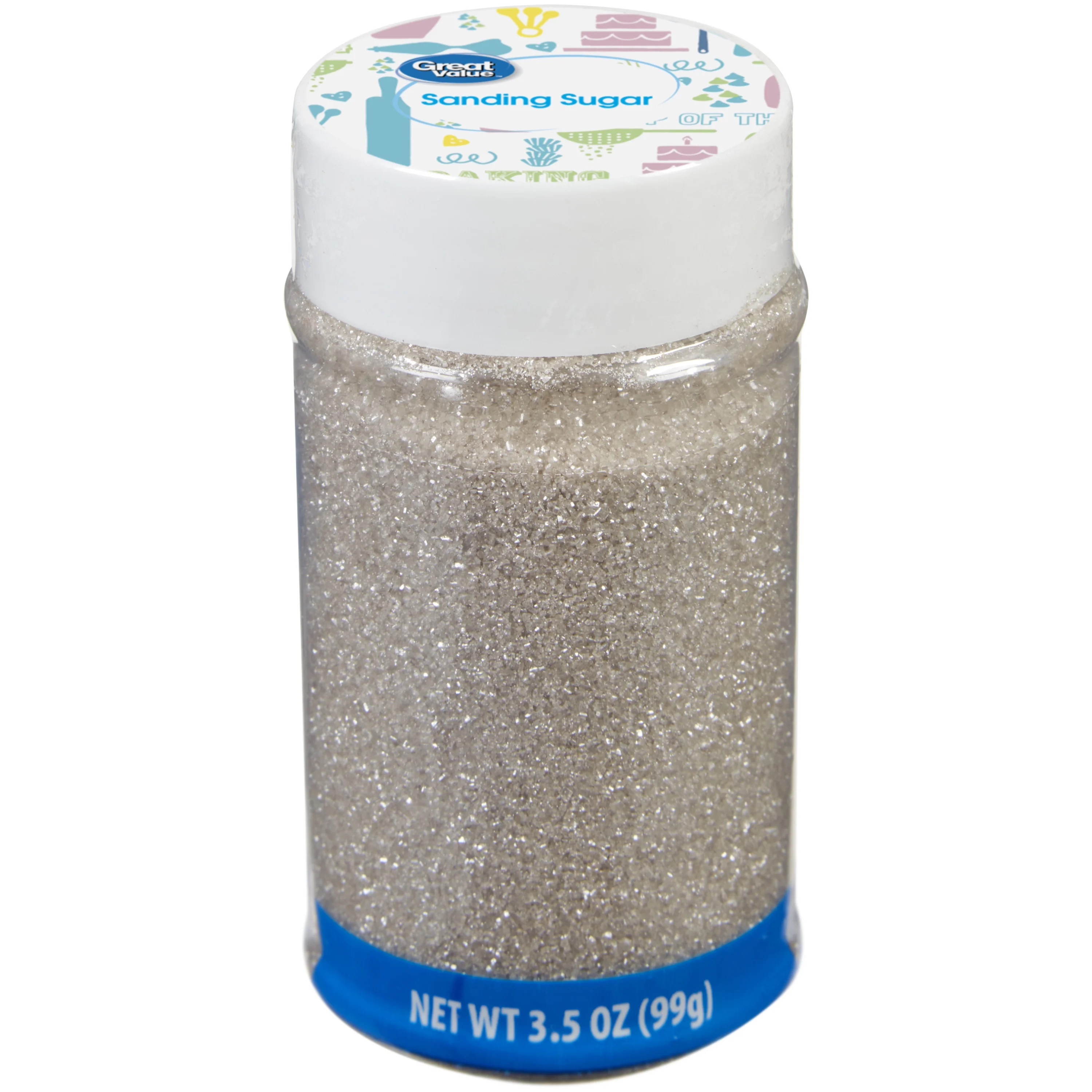 Great Value Silver Sparkling Sugar, 3.5 oz. - Walmart.com | Walmart (US)