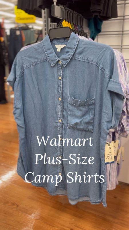 These terra and sky plus size tops are so good, the striped ones are a linen blend while the blue chambray is Lyocell. Six color ways. #walmartfinds #affordable #style

#LTKfindsunder50 #LTKstyletip #LTKplussize