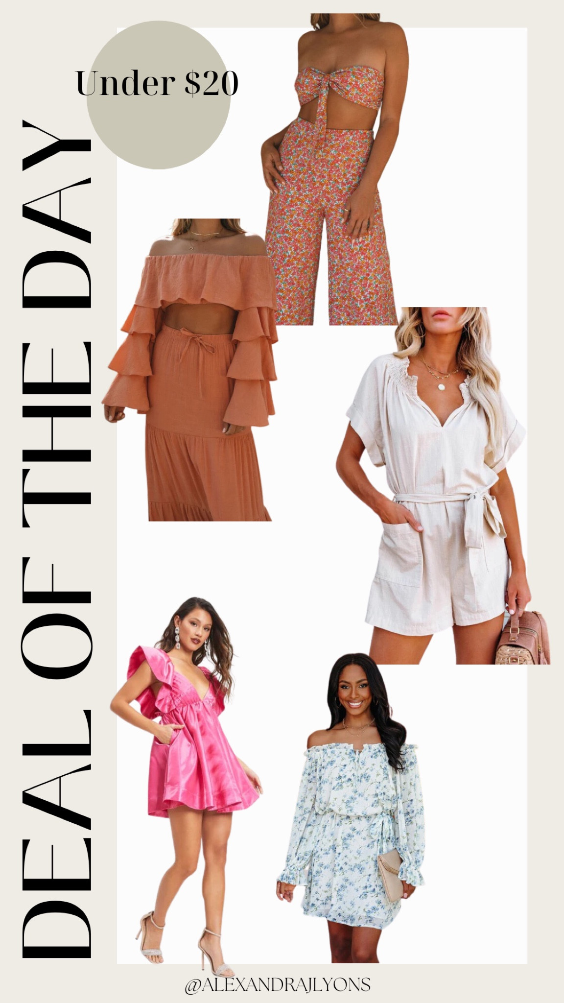 Code ALEXANDRAJLYONS 

VICI deals
Under $20
Summer style
Vacation looks 


#LTKSeasonal #LTKunder50 #LTKsalealert