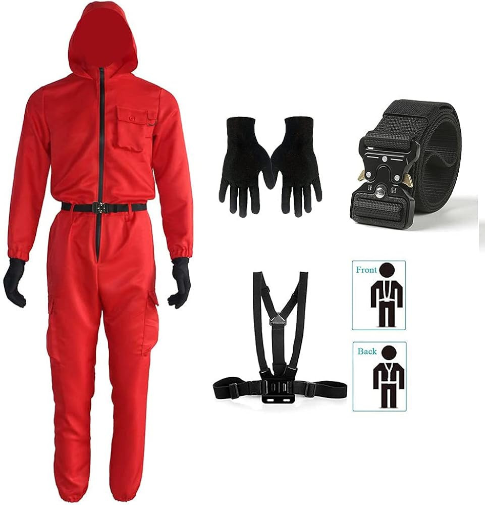XX FRANXX Men Red Jumpsuit Cosplay Costumes Red Suit Adult Outfit Halloween | Amazon (US)