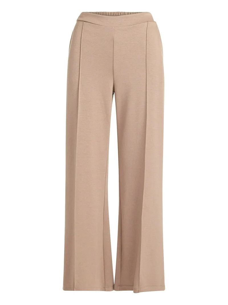 Scoop Women’s and Women’s Plus New Scubaknit Seamed Sweatpants, Regular and Short Lengths, Si... | Walmart (US)