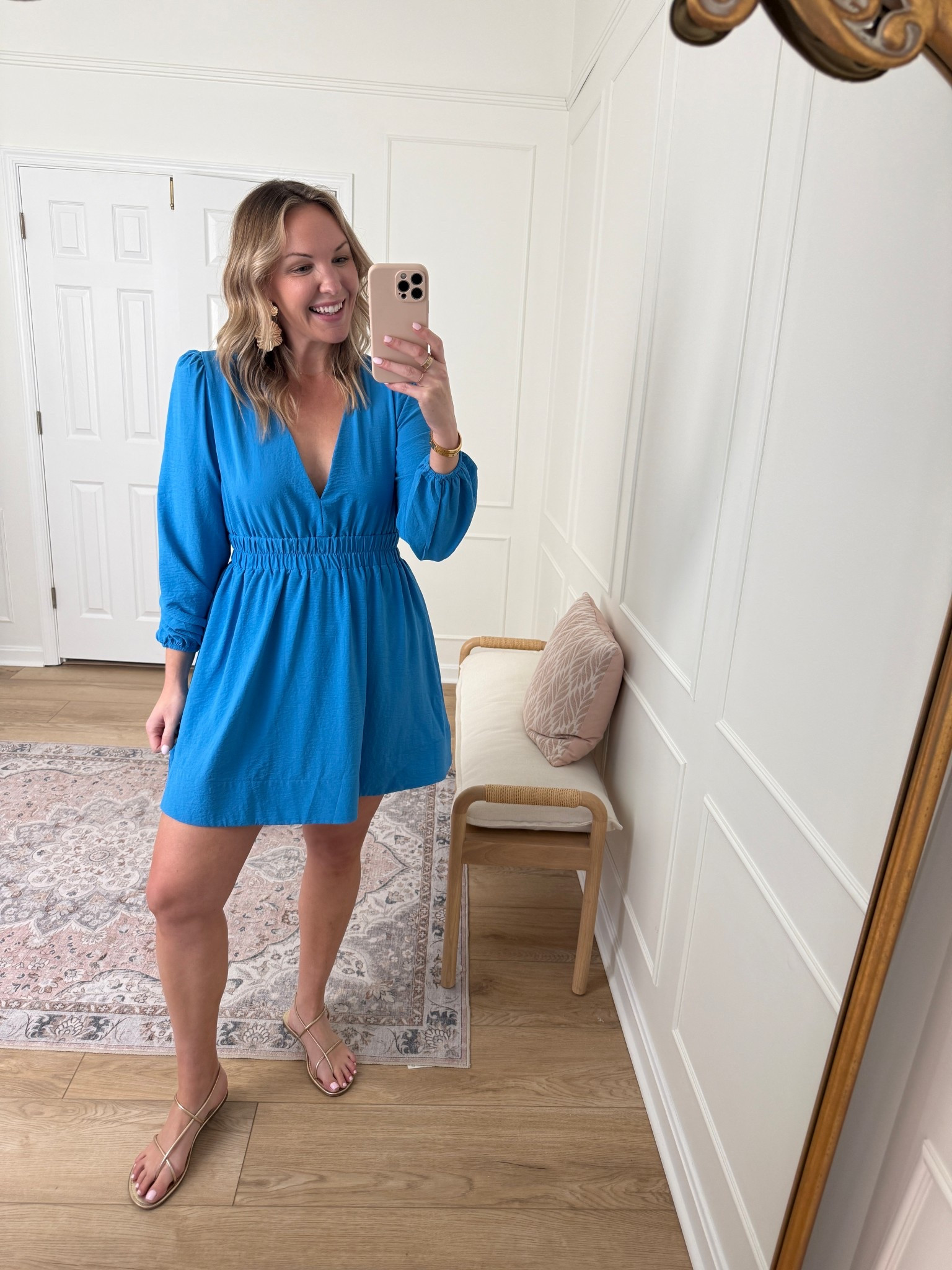 Long sleeve short dress - vacation outfit - resort wear - in a med!

#LTKMidsize #LTKSeasonal