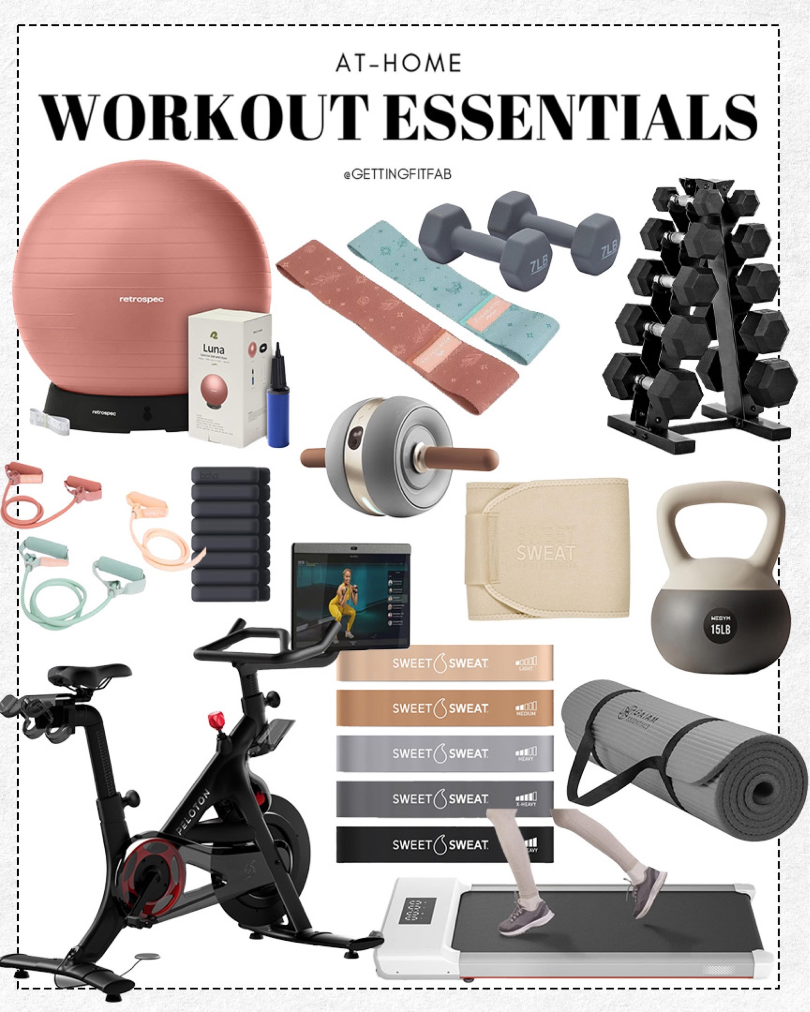 At home workout essentials! 

#workoutessentials

At home workout must haves. Peloton bike on sale. At home workout gear  

#LTKhome #LTKfindsunder100 #LTKfitness