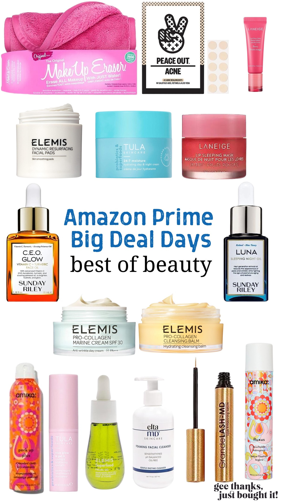 Amazon Prime - Prime Big Deal Days - Beauty Sale - Best of Beauty - Beauty Products on Sale - Sunday Riley - Elemis - Amika - Laniege - Grande Lash - Tula 

#LTKsalealert #LTKbeauty #LTKxPrime