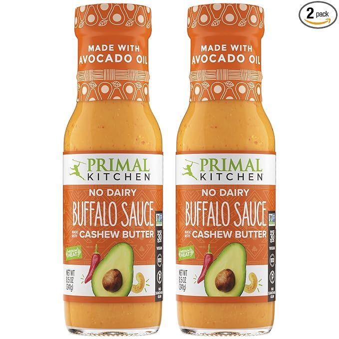 Primal Kitchen No Dairy Buffalo Sauce, Whole30 Approved, Certified Paleo, and Keto Certified, Pac... | Amazon (US)