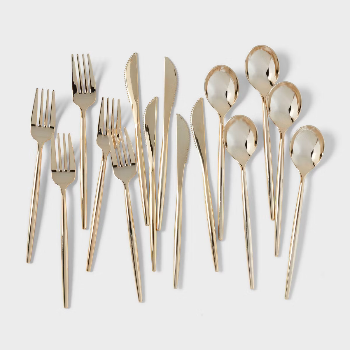 30ct Cutlery Set Gold - Spritz™ | Target