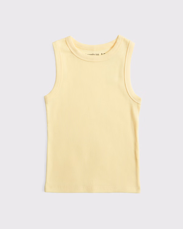 girls essential high-neck tank | girls tops | Abercrombie.com | Abercrombie & Fitch (US)