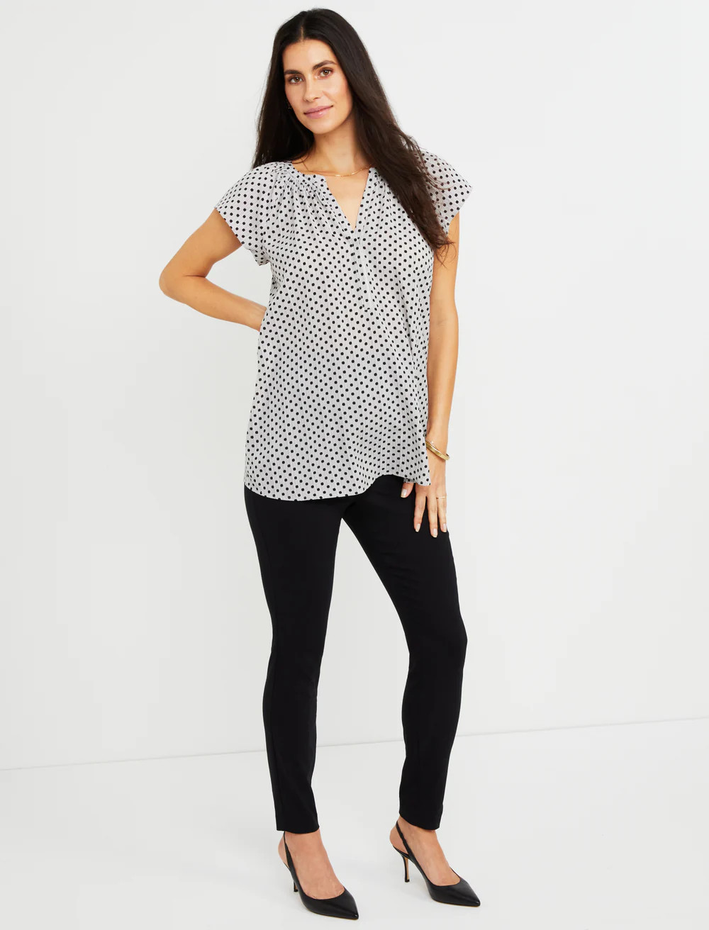 BumpLift Maia Maternity Pants with Silicone Support | Motherhood Maternity