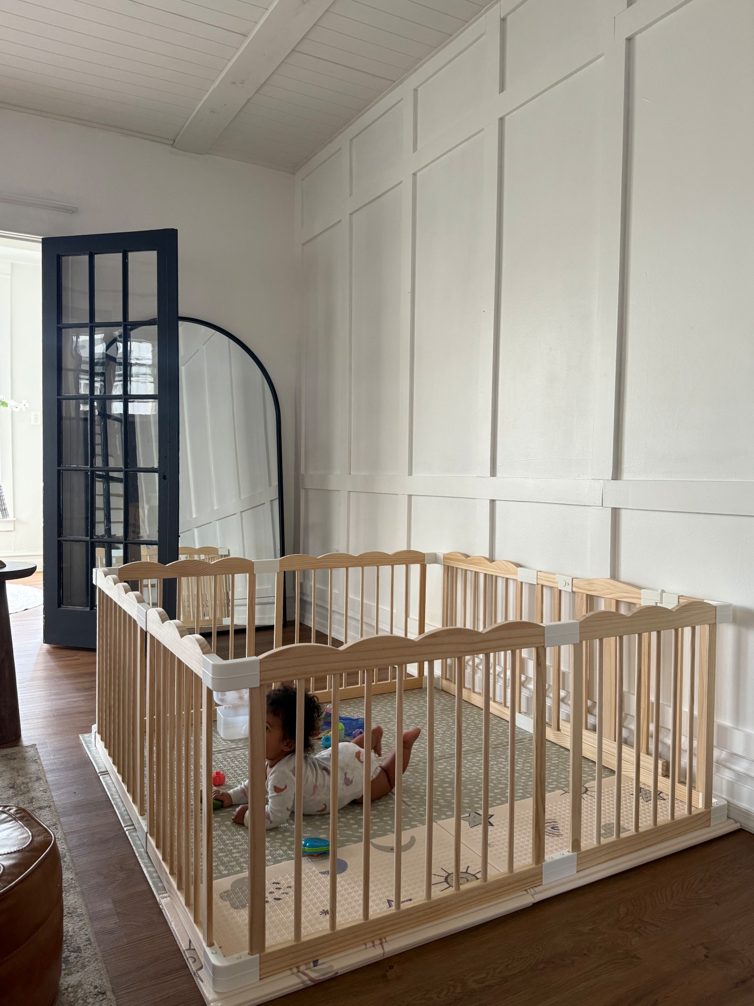 The cutest playpen for dahlia with scalloped edges!! 

#LTKBaby