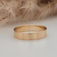 Simple Gold Band | Affordable Filled Ring Basic Women's Wedding Elegant Everyday Wear & Timeless Style | Etsy (US)