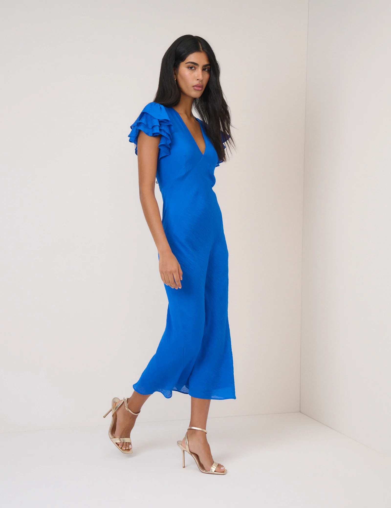 Electric Blue Layla Midi Dress | Nobody's Child