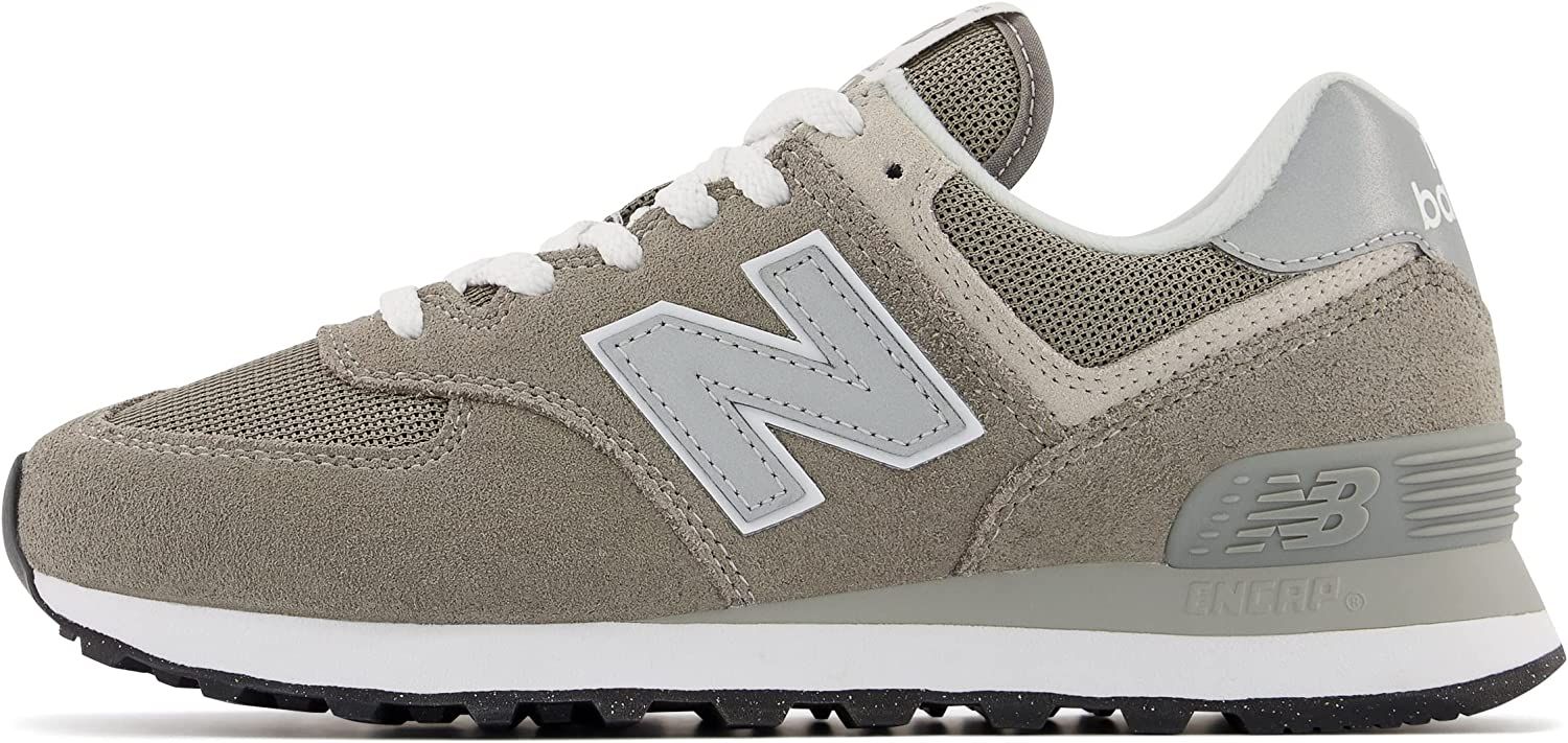 Amazon.com | New Balance womens 574 V3 Sneaker, Grey/White, 10.5 US | Road Running | Amazon (US)