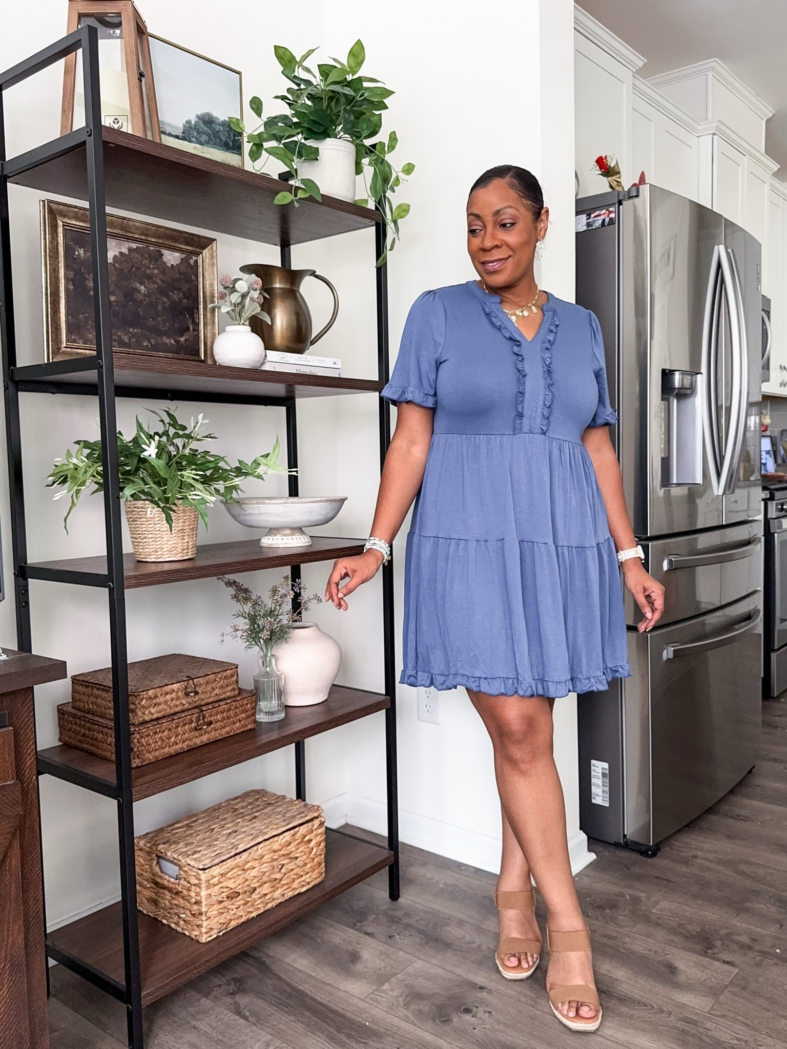 Love this easy to throw on flowy dress for summer!! Fits tts wearing large

#LTKootd #LTKMidsize #LTKSeasonal