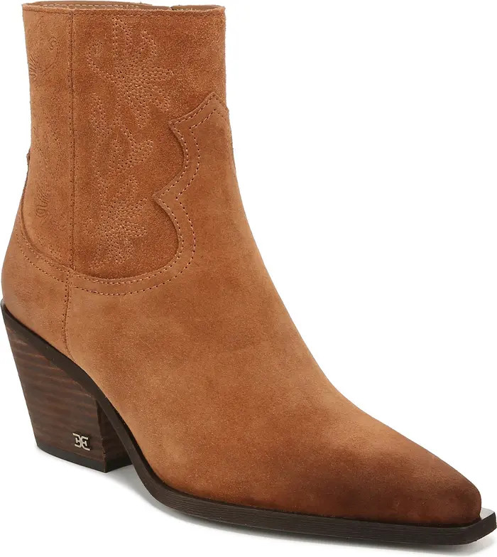 Wilda Pointed Toe Western Boot (Women) | Nordstrom