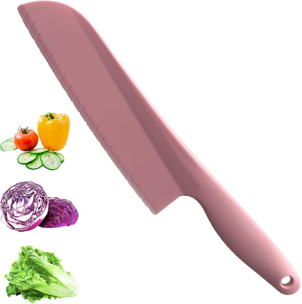 Lettuce Knife, 11 inch Nylon knife, Plastic Lettuce Knife to Prevent Browning, Dishwasher Safe (1... | Amazon (US)
