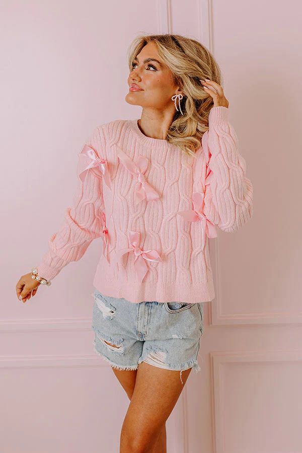 Coquette Crush Knit Sweater | Impressions Online Boutique