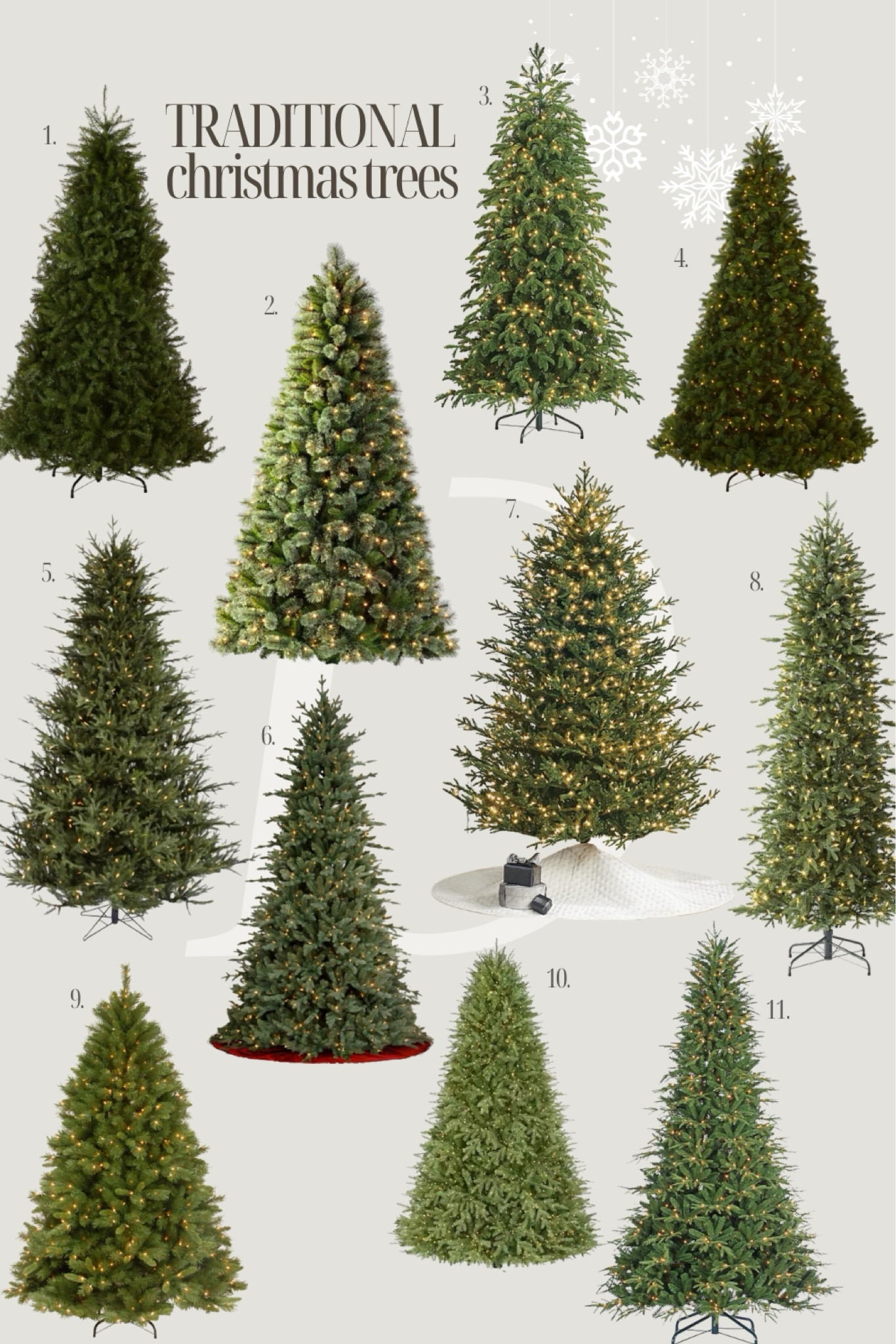 Here are my FAV traditional Christmas trees! There are so many for such great prices so make sure you check them out! Traditional Christmas trees make the home look so cozy, I love it!🌲🤎

#LTKhome #LTKHoliday #LTKSeasonal