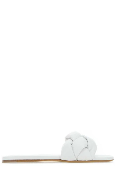 Miu Miu Braided Strap Quilted Slides | Cettire Global