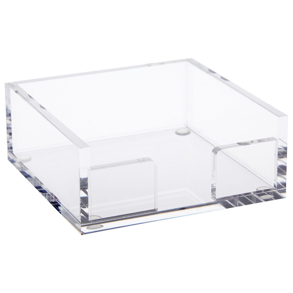 Juvale Clear Acrylic Sticky Note Holder for Desk Organization, Storage, Office Supplies Organizer... | Target