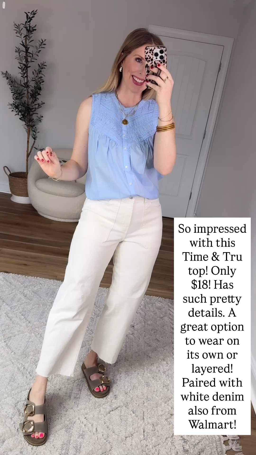 Walmart try on, time and tru, white jeans, Walmart fashion 

#LTKWorkwear #LTKootd #LTKmomlife