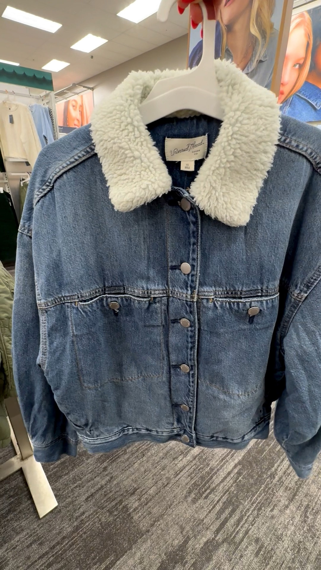 Target Denim Jacket | Sherpa Collar Jacket | Winter Jacket

#LTKSeasonal #LTKFindsUnder100 #LTKTall