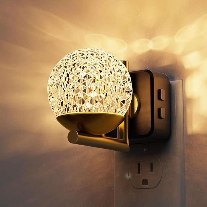 L LOHAS LED Night Lights Plug Into Wall,Dusk to Dawn Sensor,10-Color RGB Dimmable Night Light, 18... | Amazon (US)