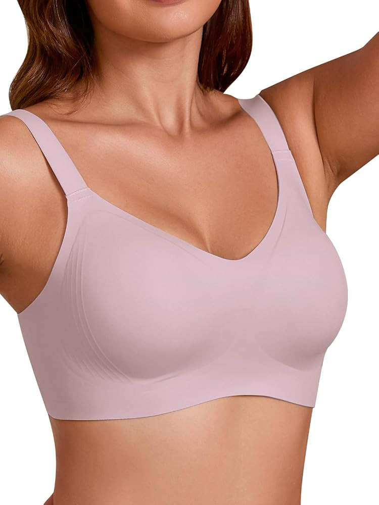 COCOMARTS Jelly Bras for Women No Underwire Full Coverage Push Up Bra Wireless Seamless Bra Comfo... | Amazon (US)