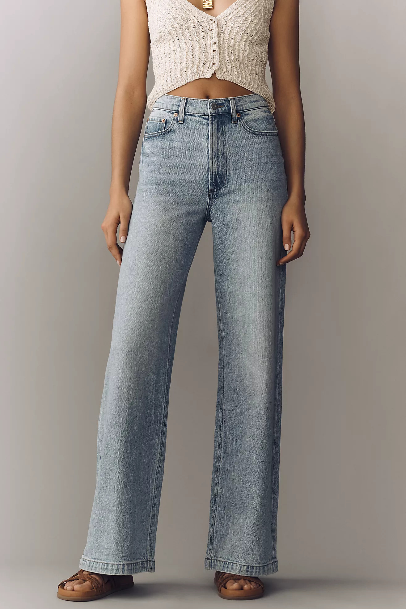 Pistola Lana High-Rise Wide-Leg Jeans | Anthropologie (US)
