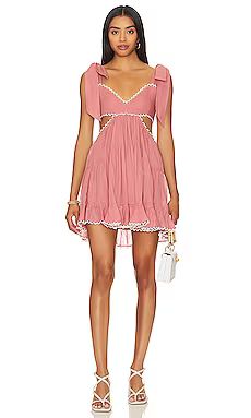 Tularosa Olynne Mini Dress in Pink from Revolve.com | Revolve Clothing (Global)