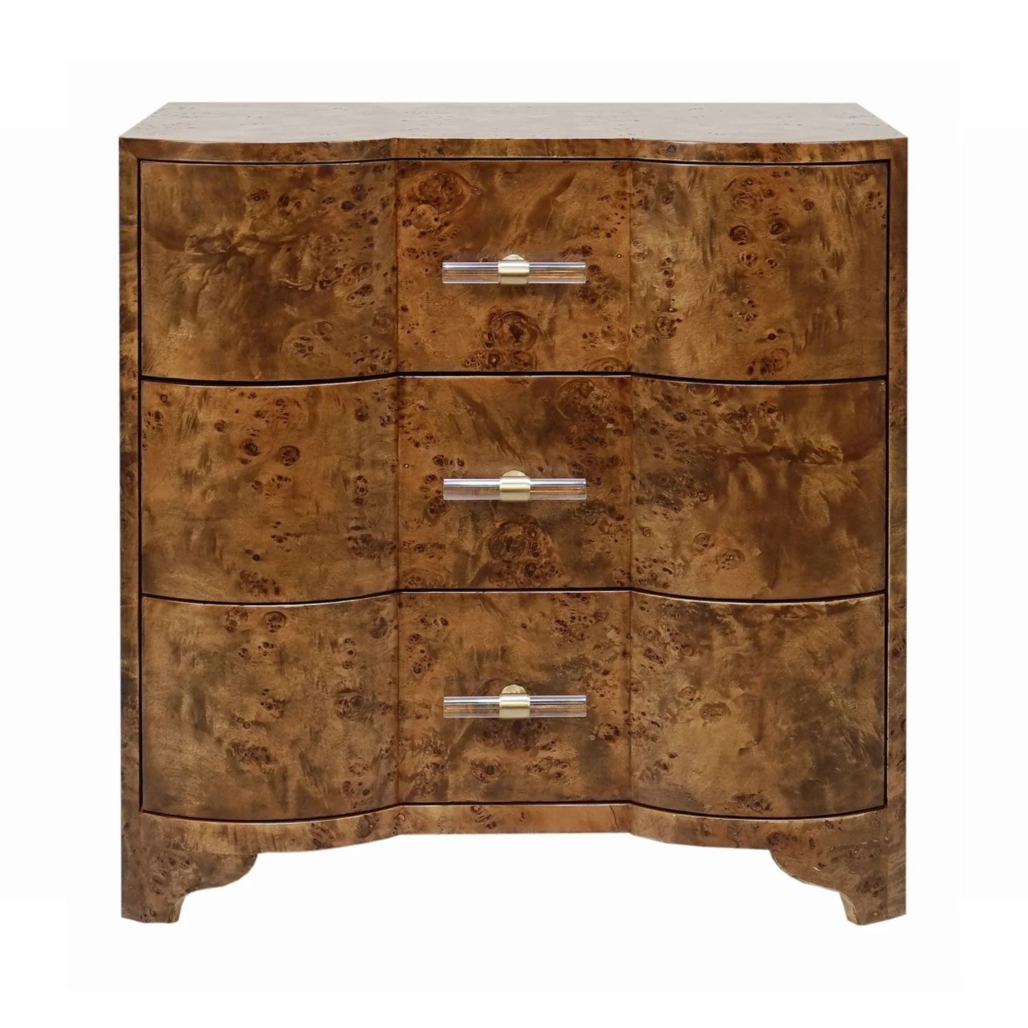 Calvin Three Drawer Side Table | Burke Decor