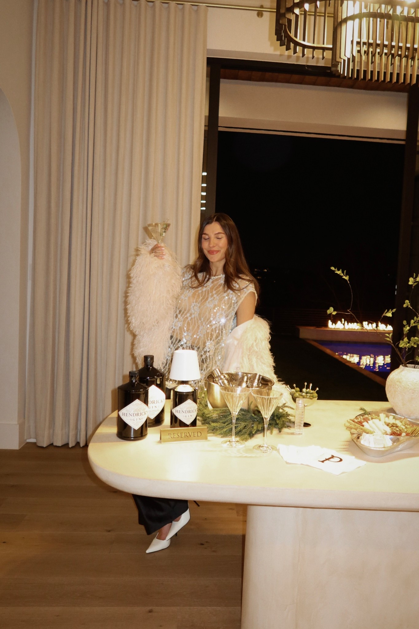 Such a fun look! I wear this vrg grl top all the time for events, night outs, etc. also have been wearing this Abercrombie fur coat non-stop! 