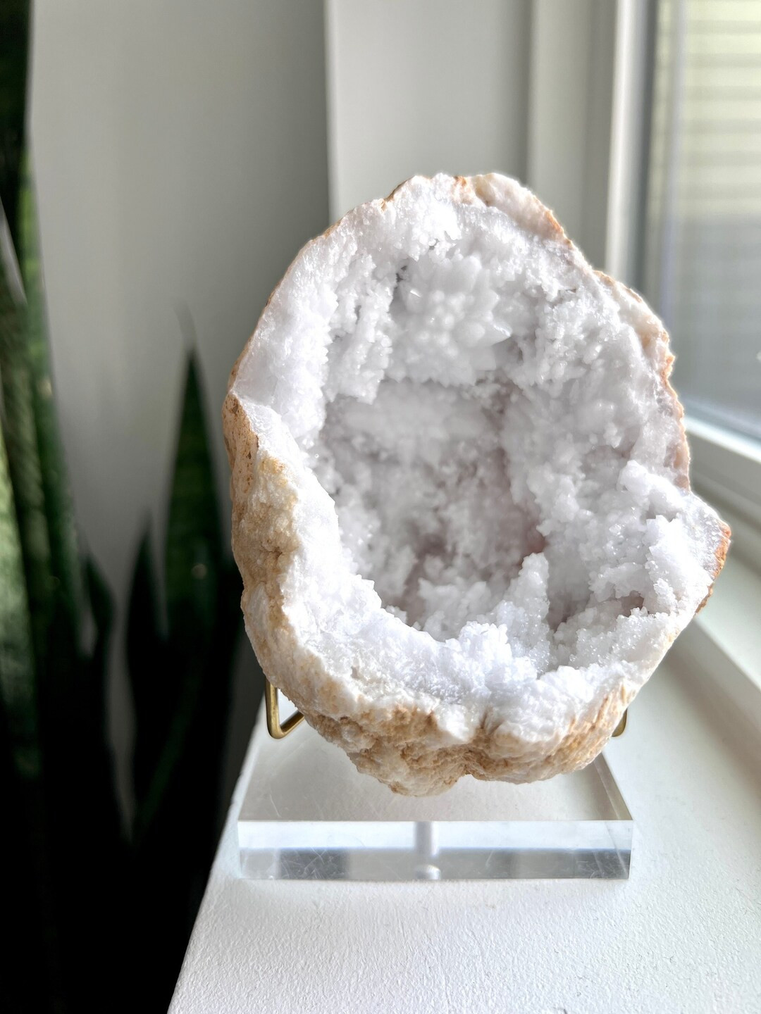 Moroccan White Druzy Geodes (crystal geodes, crystal druzy, druzy geode, white geode, cracked geo... | Etsy (US)