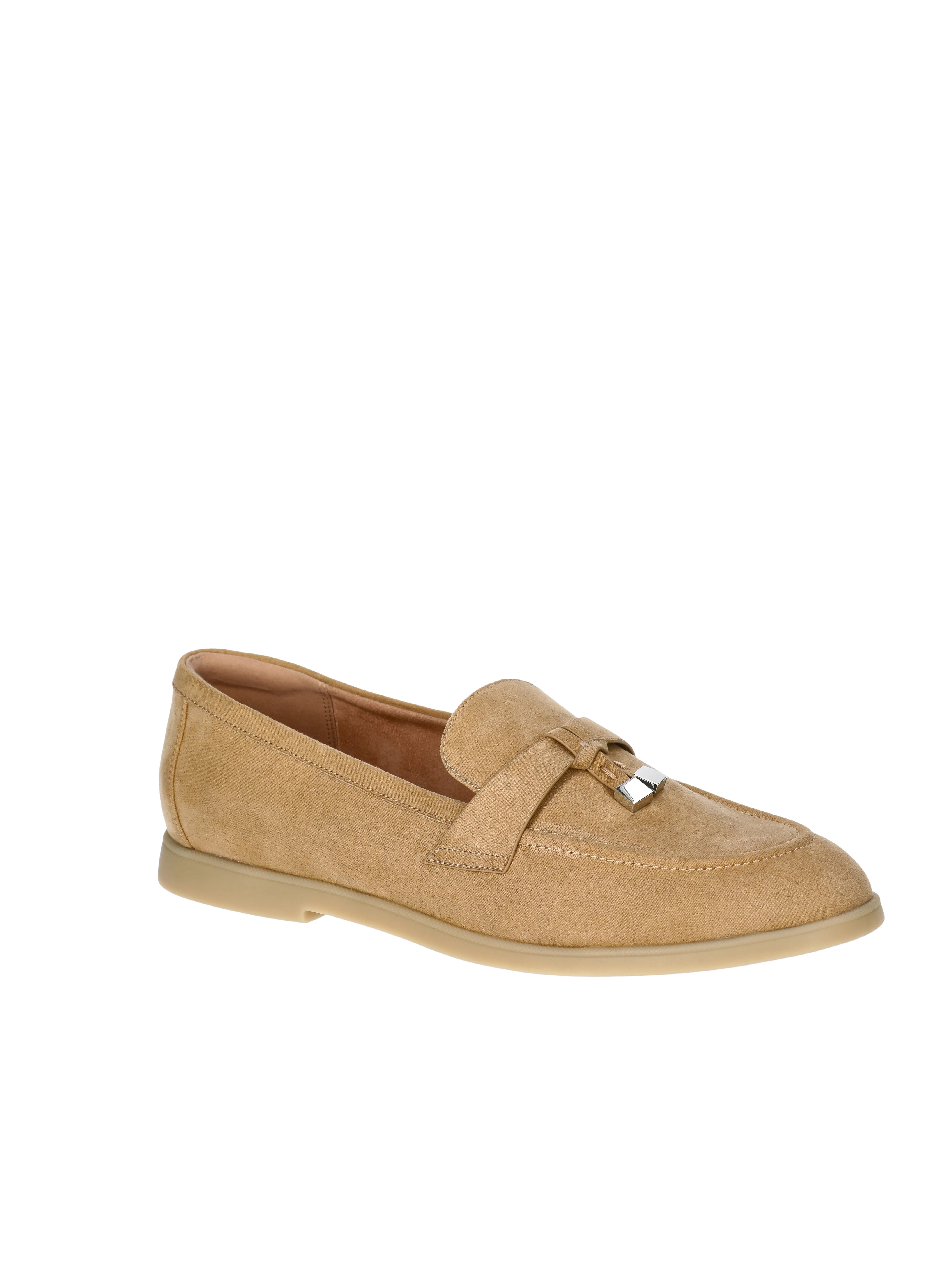 Time and Tru Women's Faux Suede Comfort Loafers | Walmart (US)